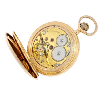 Swiss pocket watch with pivoted detent escapement Circa 1900 Swiss pocket watch with pivoted detent escapement Circa 1900