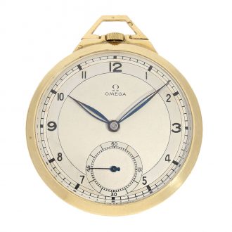 Rare Swiss 18 carat gold Art Deco lever watch Circa 1935