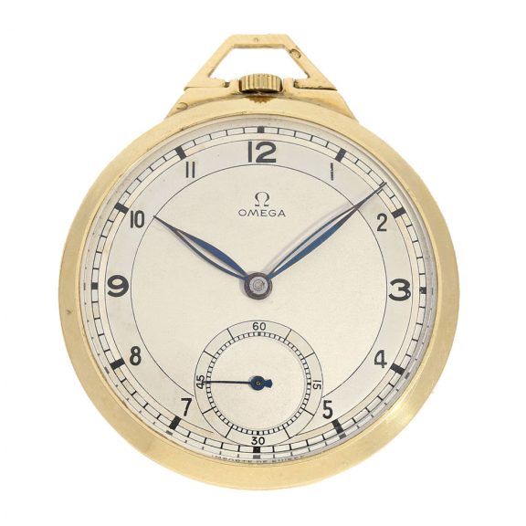 Rare Swiss 18 carat gold Art Deco lever watch Circa 1935