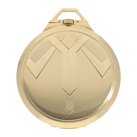 Rare Swiss 18 carat gold Art Deco lever watch Circa 1935 Rare Swiss 18 carat gold Art Deco lever watch Circa 1935