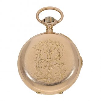 Swiss technically highly interesting 'Seconde Morte' pocket watch