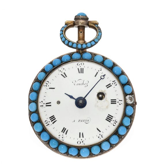French gold and enamel repeating verge watch Circa 1777 French gold and enamel repeating verge watch Circa 1777