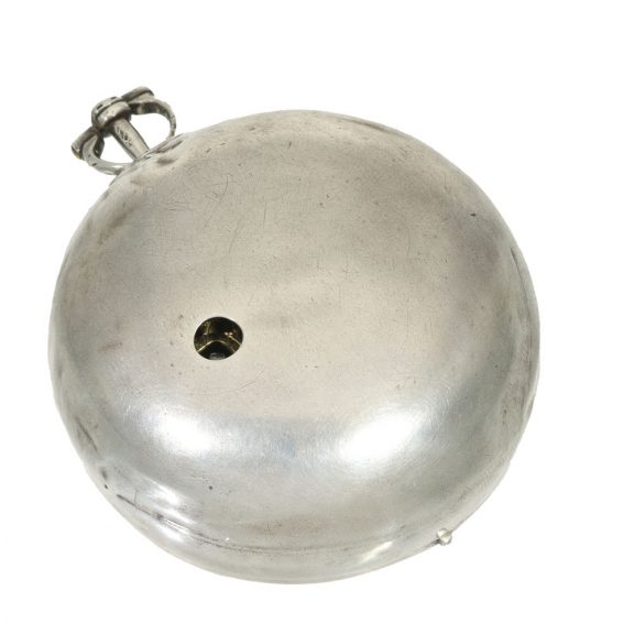Dutch early silver verge repoussé pocket watch Circa 1720 Dutch early silver verge repoussé pocket watch Circa 1720