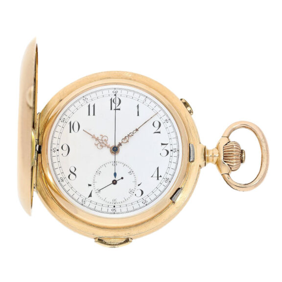 Swiss gold repeating lever pocket watch Circa 1900