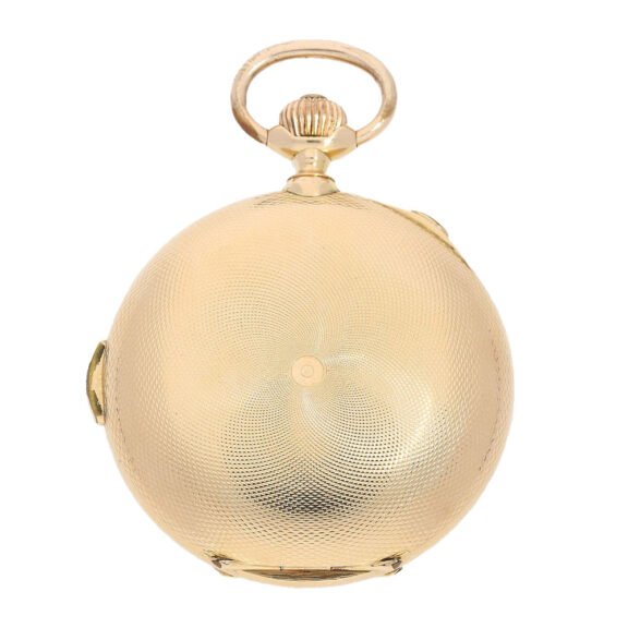 Swiss gold repeating lever pocket watch Circa 1900 Swiss gold repeating lever pocket watch Circa 1900