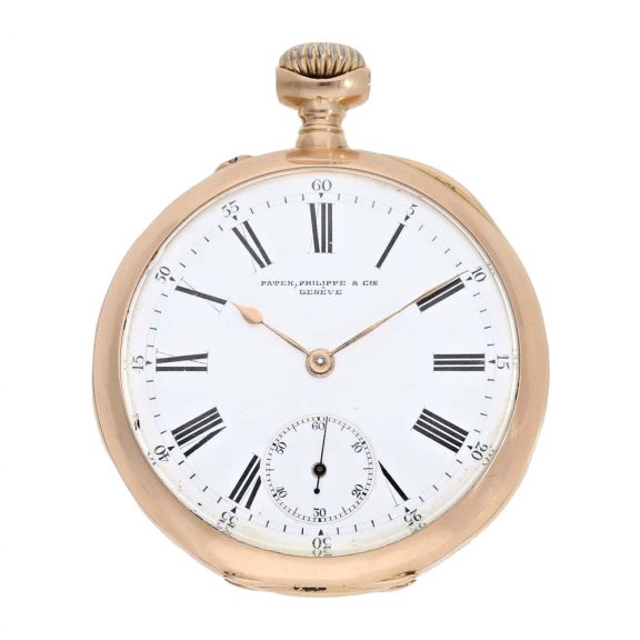 Swiss pink gold anker chronometer with rare caliber Circa 1899