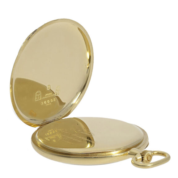 18 Carat gold plain open face hunter case 18 Carat gold plain open face hunter case