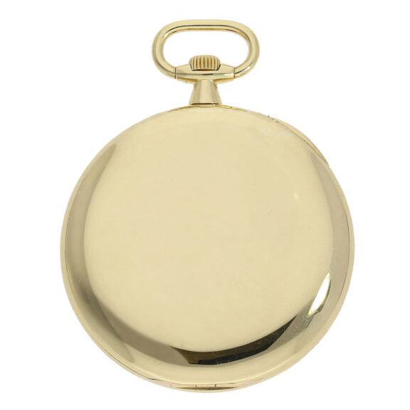18 Carat gold plain open face hunter case 18 Carat gold plain open face hunter case