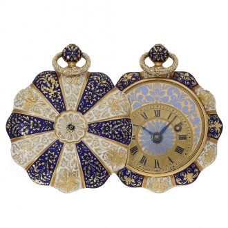 Swiss exquisite and very rare 18K gold and enamel watch Circa 1820