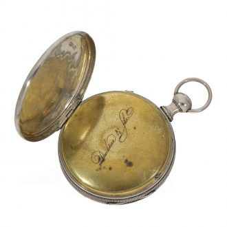 Swiss silver quarter hour repeater with Jacquemart automaton Circa 1820