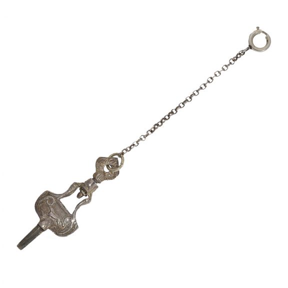 Swiss silver quarter hour repeater with Jacquemart automaton Circa 1820 Swiss silver quarter hour repeater with Jacquemart automaton Circa 1820