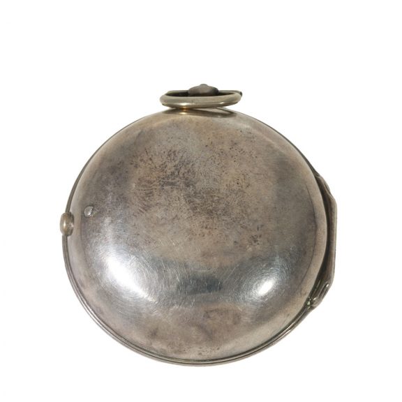 English early silver verge pair cased pocket watch Circa 1740 English early silver verge pair cased pocket watch Circa 1740