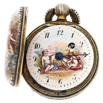 Austrian ladies watch with mythological scene Circa 1830