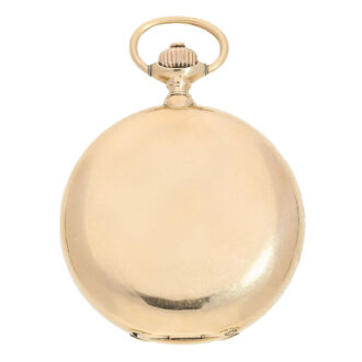 Swiss gold hunting cased lever pocket watch Circa 1900 Swiss gold hunting cased lever pocket watch Circa 1900