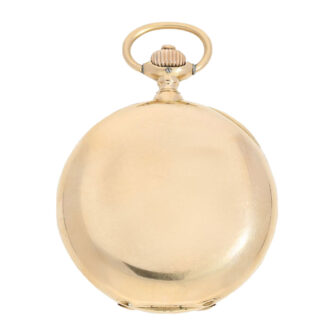 Swiss gold hunting cased lever pocket watch Circa 1900 Swiss gold hunting cased lever pocket watch Circa 1900
