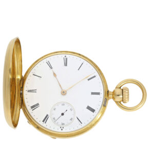 Swiss anker chronometer with crown winding Circa 1860