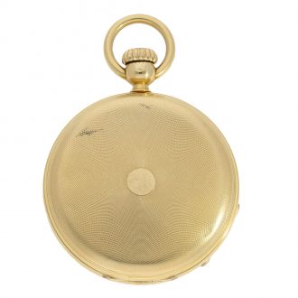 Swiss anker chronometer with crown winding Circa 1860