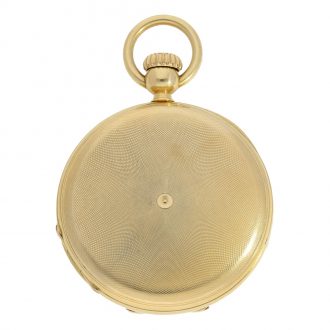 Swiss anker chronometer with crown winding Circa 1860