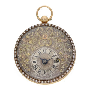Swiss exceptionally fine gold and enamel Lépine watch Circa 1832