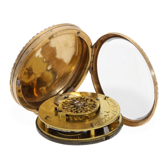 Swiss exceptionally fine gold and enamel Lépine watch Circa 1832 Swiss exceptionally fine gold and enamel Lépine watch Circa 1832