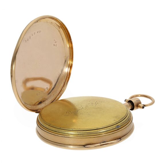 French 18 carat gold watch with carillon repeater Circa 1810 French 18 carat gold watch with carillon repeater Circa 1810