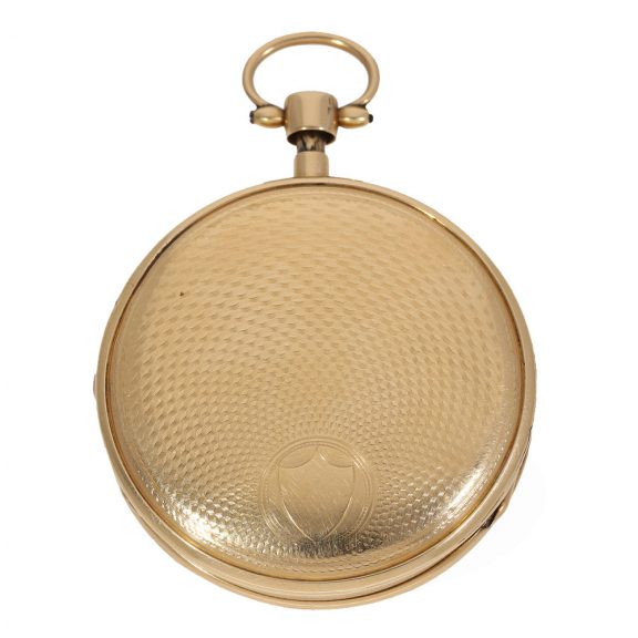French 18 carat gold watch with carillon repeater Circa 1810 French 18 carat gold watch with carillon repeater Circa 1810