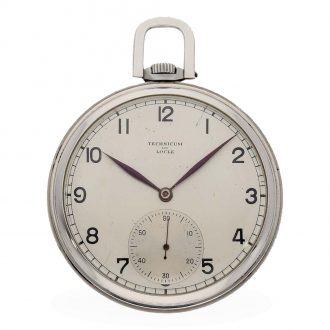 Swiss stainless steel apprentice lever watch Circa 1950