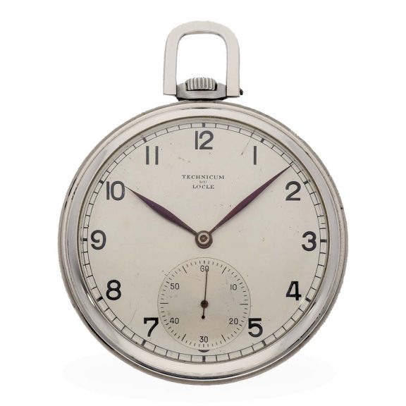 Swiss stainless steel apprentice lever watch Circa 1950
