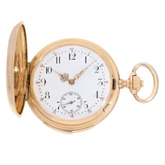 Swiss exquisite Le Coultre repeating pocket watch Circa 1900