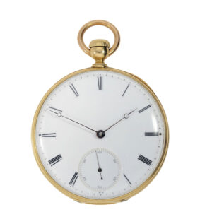 A very early 18 Carat gold anker chronometer Circa 1858