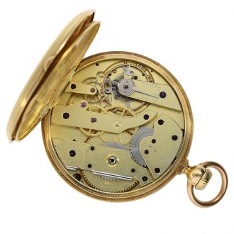 A very early 18 Carat gold anker chronometer Circa 1858