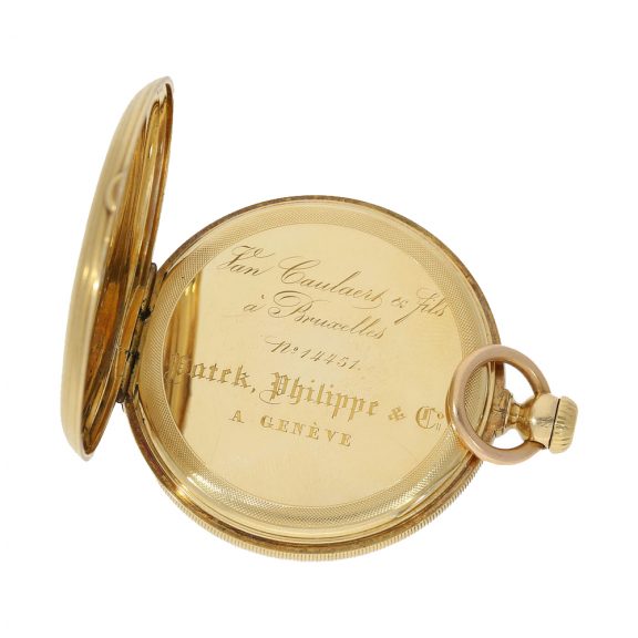 A very early 18 Carat gold anker chronometer Circa 1858 A very early 18 Carat gold anker chronometer Circa 1858