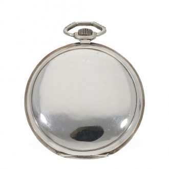 German silver dress watch with original box and original papers Circa 1950