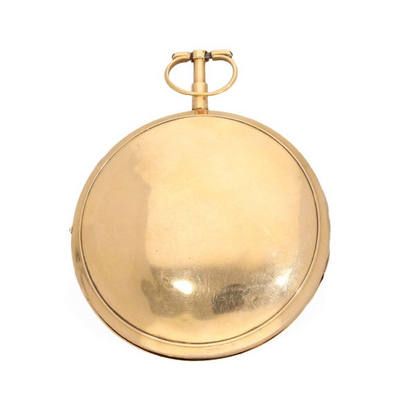 German 18 carat gold open faced verge watch Circa 1780 German 18 carat gold open faced verge watch Circa 1780