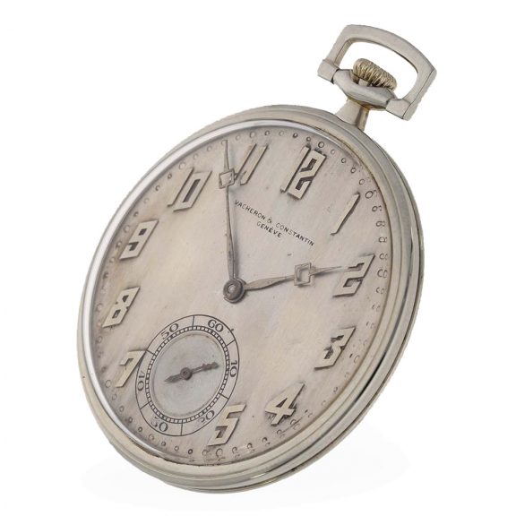Swiss 18 carat white gold thin Art Deco dress watch Circa 1922 Swiss 18 carat white gold thin Art Deco dress watch Circa 1922