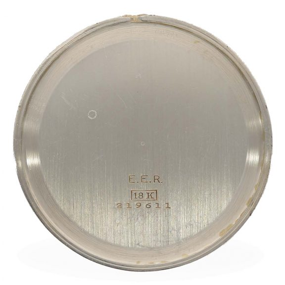 Swiss 18 carat white gold thin Art Deco dress watch Circa 1922 Swiss 18 carat white gold thin Art Deco dress watch Circa 1922