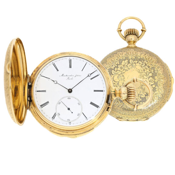 Swiss early splendour repeating pocket watch Circa 1870