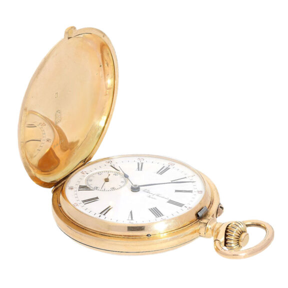 Swiss 18K gold lever pocket watch Circa 1880 Swiss 18K gold lever pocket watch Circa 1880