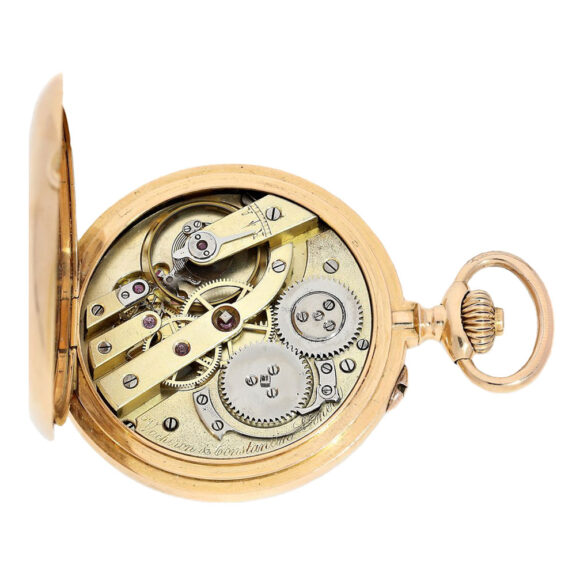Swiss 18K gold lever pocket watch Circa 1880 Swiss 18K gold lever pocket watch Circa 1880