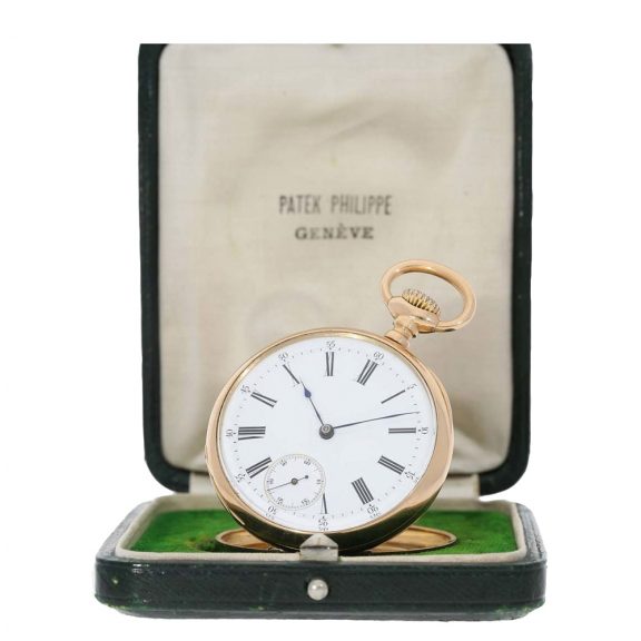 Elegant Swiss man's pocket watch with original box Circa 1885 Elegant Swiss man's pocket watch with original box Circa 1885
