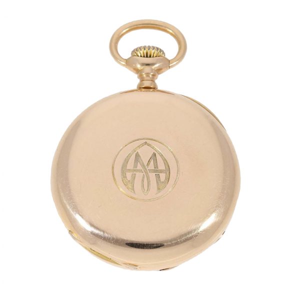 Elegant Swiss man's pocket watch with original box Circa 1885 Elegant Swiss man's pocket watch with original box Circa 1885