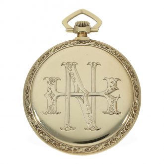 Swiss 14 Carat gold Art Deco dress watch with lever escapement Circa 1927 Swiss 14 Carat gold Art Deco dress watch with lever escapement Circa 1927