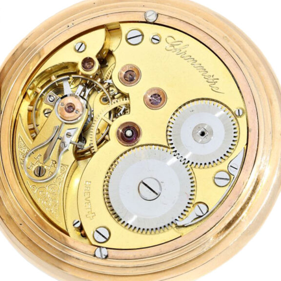 A Swiss chronometer with detent escapement Circa 1900 A Swiss chronometer with detent escapement Circa 1900