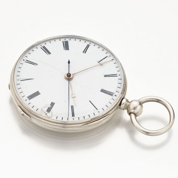 Swiss silver lever with independent jumping seconds Circa 1840 Swiss silver lever with independent jumping seconds Circa 1840