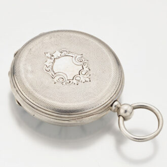 Swiss silver lever with independent jumping seconds Circa 1840