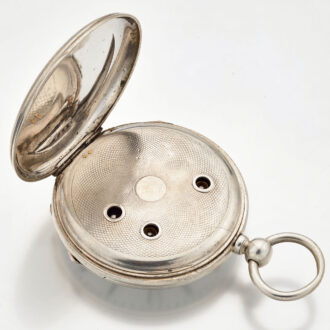 Swiss silver lever with independent jumping seconds Circa 1840