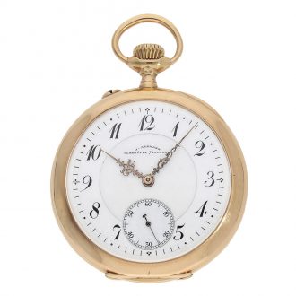 German precision 14 Carat gold pocket watch Circa 1895