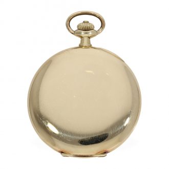 German 14 Carat gold full hunter cased watch with original box Circa 1929