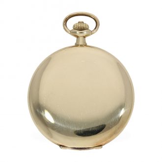 German 14 Carat gold full hunter cased watch with original box Circa 1929