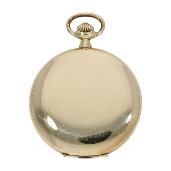 German 14 Carat gold full hunter cased watch with original box Circa 1929 German 14 Carat gold full hunter cased watch with original box Circa 1929
